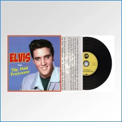 Cover CD Vinyl Replica - Elvis Presley -Sings The Mad Professor (With Inner Sleeve & CD)