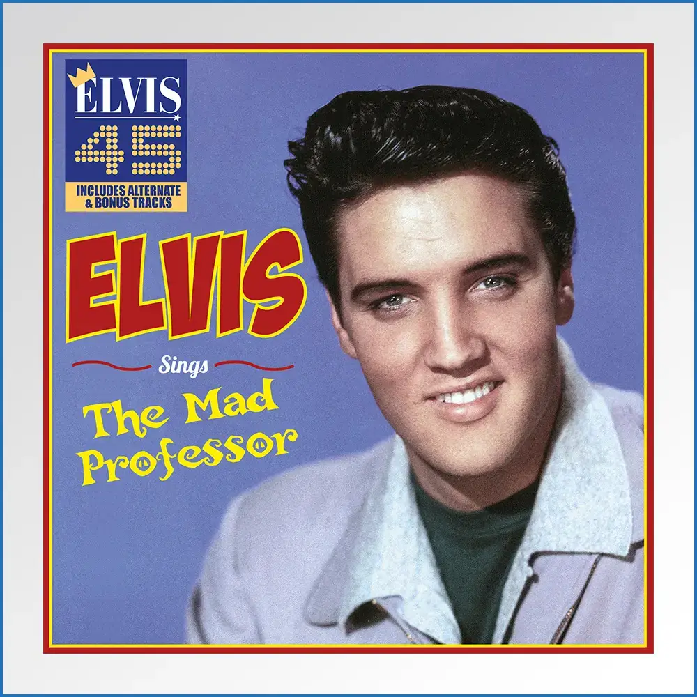 Cover CD Vinyl Replica - Elvis Presley -Sings The Mad Professor (With Sticker)