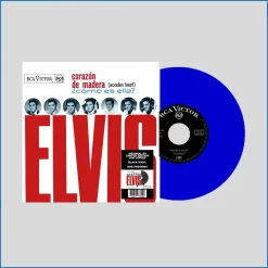 Elvis Presley Ep Etranger No. 13 - Corazon De Madera Espagne Limited Edition blue.jpg