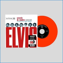Elvis Presley Ep Etranger No. 13 - Corazon De Madera Espagne Limited Edition red.jpg