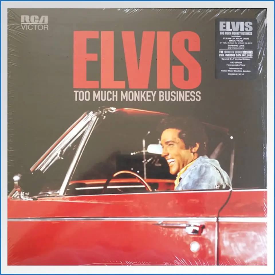 Elvis Presley FTD Vinyl LP too much monkey business.jpg