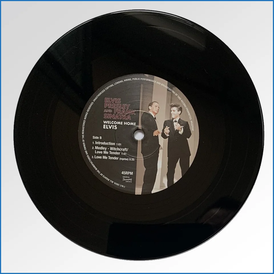 MRS - Elvis Presley And Frank Sinatra Welcome Home Elvis Black Vinyl Single Only 4.jpg