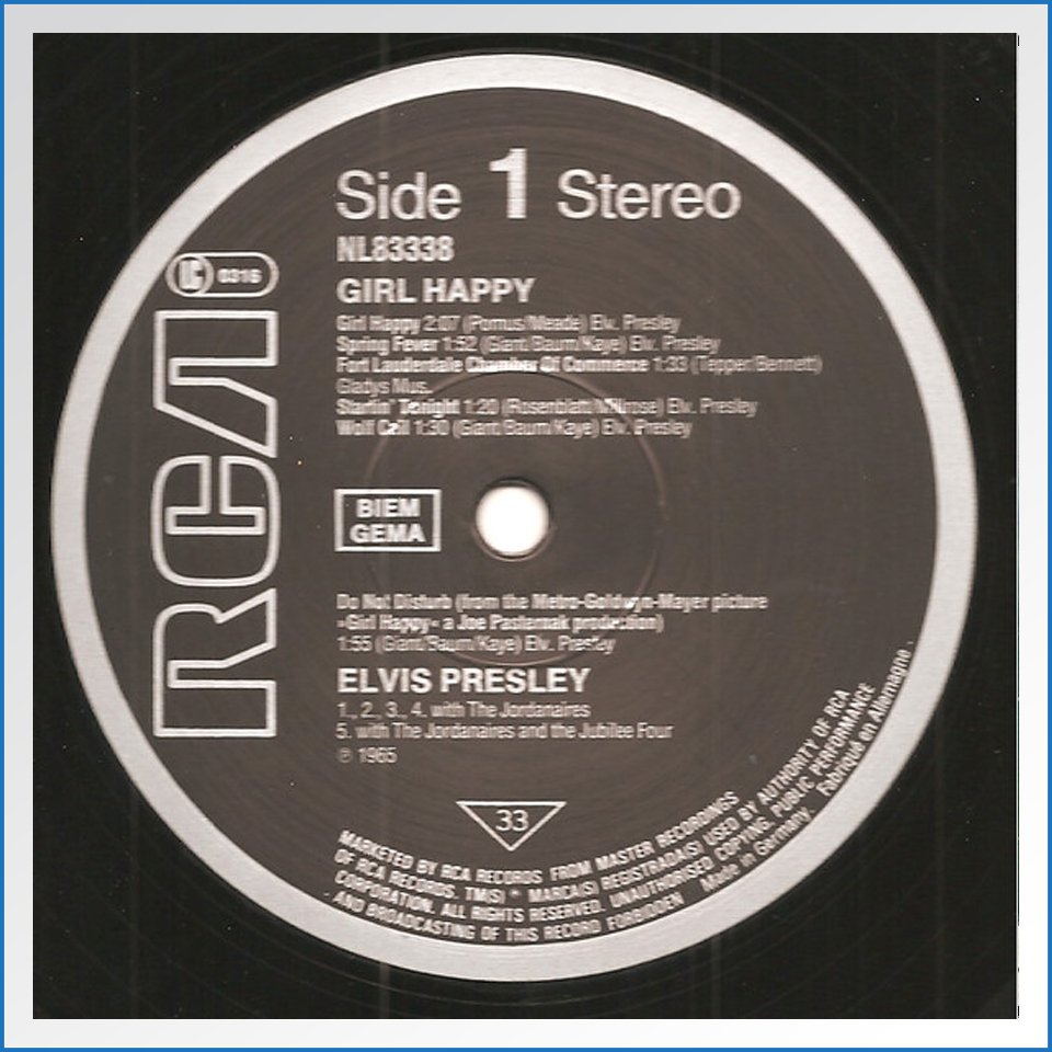 Elvis Presley - Girl Happy LP - NL83338 - B-WARE 2 .jpg