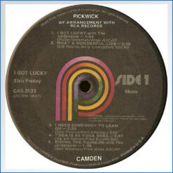 Elvis I Got Lucky  Pickwick Camden1975 CAS-2533  LP – B-WARE3.jpg