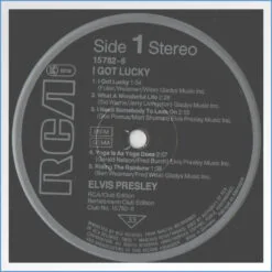 Elvis I Got Lucky RCA 1984 15782-6 Club Edition LP – B-WARE3.jpg