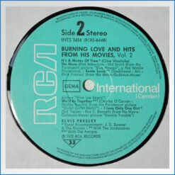 Burning Love And Hits From His Movies (Volume 2) RCA International (Camden) – INTS 1414  LP – B-WARE  2.jpg