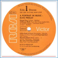 Elvis Presley – A Portrait In Music RCA Victor – SRS 558, RCA Victor – 26.211833.jpg