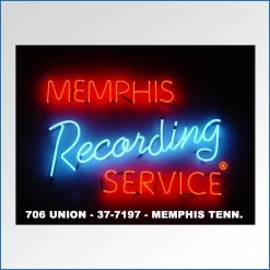 Memphis Recording Service 706 UNION - 37-7197 - MEMPHIS TENN.